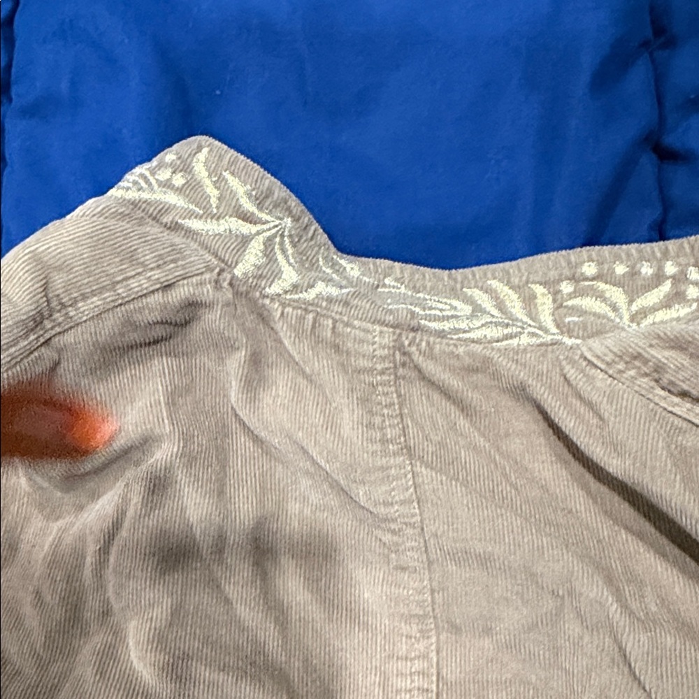 Brown Embroidered Jacket ( Z) - Picture 7 of 7